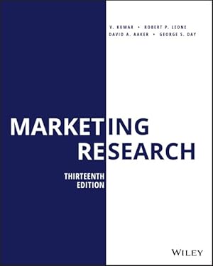 Image du vendeur pour Marketing Research mis en vente par GreatBookPrices