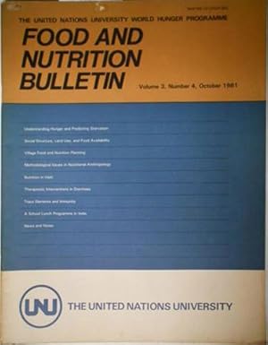 Immagine del venditore per Food and Nutrition Bulletin venduto da SEATE BOOKS