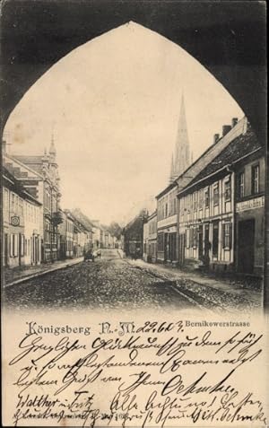 Ansichtskarte / Postkarte Chojna Königsberg Neumark Ostbrandenburg, Bernikower Straße