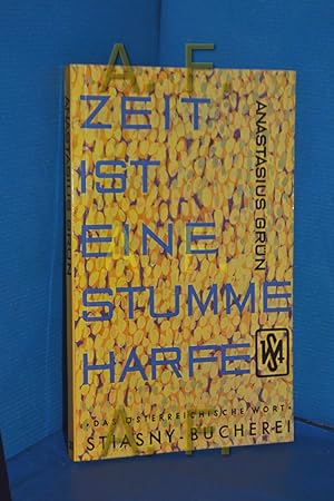 Seller image for Zeit ist eine stumme Harfe (Stiasny-Bcherei Band 33) for sale by Antiquarische Fundgrube e.U.