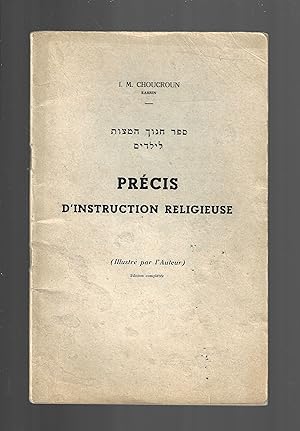 Image du vendeur pour Prcis d'instruction religieuse mis en vente par Bouquinerie Le Fouineur