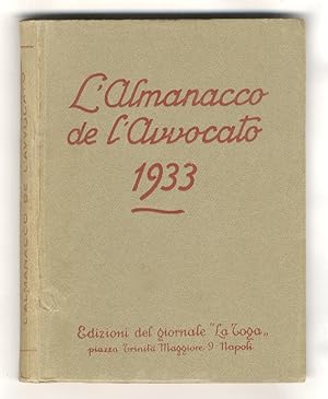ALMANACCO (L') de l'Avvocato. Anno 1933 (XI).