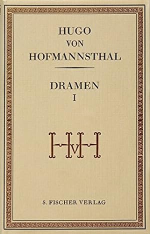 Dramen 1 / Hugo von Hofmannsthal; Gesammelte Werke in Einzelausgaben