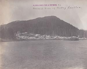 Nine original photographs from former copper town Hadley (Alaska) around 1910-1920. Photographs s...