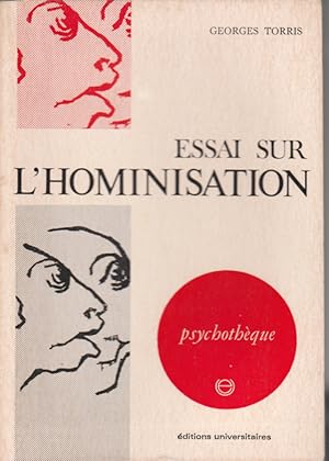 Seller image for Essai sur l'hominisation. Psychologie et biologie for sale by L'ivre d'Histoires