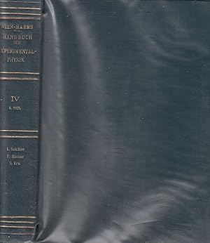 Handbuch der Experimentalphysik, Bd. 4, Hydro- und Aerodynamik, T. 4: Rohre, offene Gerinne, Zähi...