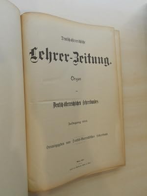 Deutsch-Österreichische Lehrer-Zeitung. Organ des Deutsch-Österreichischen Lehrerbundes. Jahrgang...
