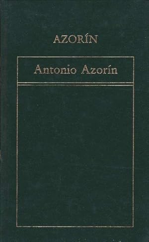 Antonio Azorín.