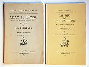 LE JEU DE LA FEUILLEE édité par Ernest Langlois édition revue, 1964 + LE JEU DE LA FEUILLEE Tradu...