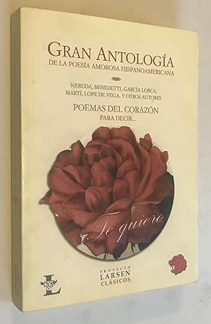 Imagen del vendedor de Gran antologia de la poesia amorosa latinoamericana/ Great Anthology of Latin Love Poetry (Spanish Edition) AntologiaA a la venta por Once Upon A Time