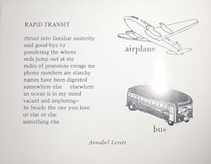 Rapid Transit (Poetry Postcard)