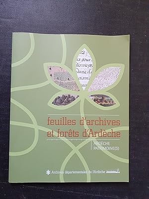 Feuilles d'archives et forêts d'Ardèche