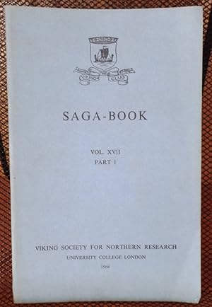 Saga-Book, Vol. XVII, Part I