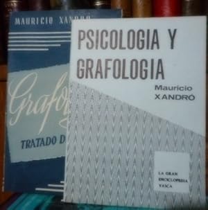 GRAFOLOGÍA Tratado de iniciación (CON SUBRAYADOS) + PSICOLOGÍA Y GRAFOLOGÍA (2 libros)