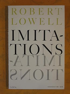 Seller image for Imitations for sale by Pistil Books Online, IOBA