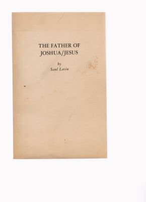 Imagen del vendedor de The Father of Joshua/Jesus a la venta por Robinson Street Books, IOBA