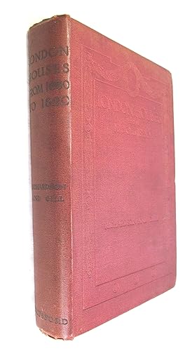 Seller image for London Houses from 1660 to 1820 a Consideration of Their Architecture and Detail for sale by Renaissance Books