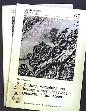 Bild des Verkufers fr Zur Bildung, Verteilung und Vorhersage winterlicher Nebel im Querschnitt Jura-Alpen. (2 Bcher IM SCHUBER) Geographica Bernensia, Band G7 zum Verkauf von books4less (Versandantiquariat Petra Gros GmbH & Co. KG)