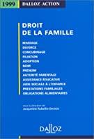 Bild des Verkufers fr Droit De La Famille : Mariage, Divorce, Concubinage, Filiation. zum Verkauf von RECYCLIVRE