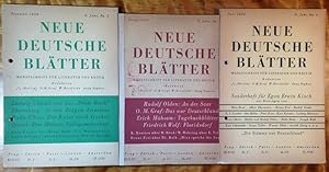 Neue Deutsche Blätter. Monatsschrift für Literatur und Kritik. [ 3 Einzelhefte ] II. Jahr, No. 2 ...