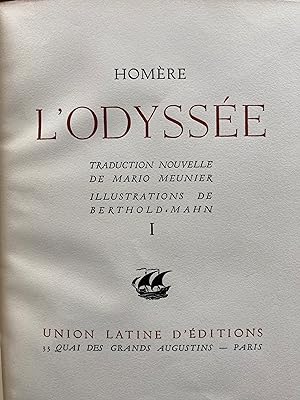 L'Odyssée (2 tomes) et L'Iliade (2 tomes)