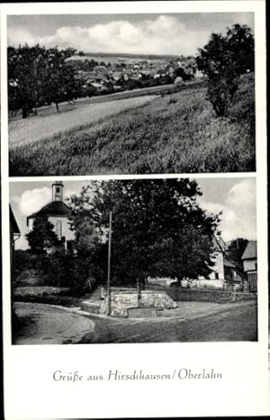 Ansichtskarte / Postkarte Hirschhausen Weilburg an der Lahn Hessen, Teilansicht, Dorfpartie