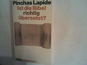 Bild des Verkufers fr Ist die Bibel richtig bersetzt? zum Verkauf von ANTIQUARIAT FRDEBUCH Inh.Michael Simon