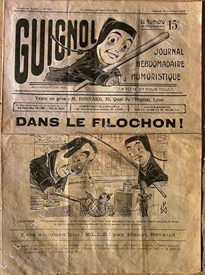 Image du vendeur pour GUIGNOL - N 216 - Dans le Filochon! - Samedi 23 novembre 1918. mis en vente par Jean-Paul TIVILLIER