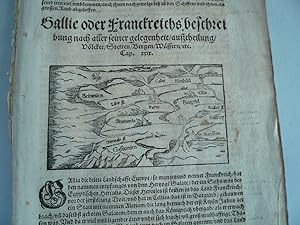 Französische Geschichte, anno 1580, Sebastian Münster, insges. 32 Seiten, selten Bitte sehen Sie ...