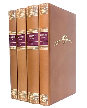 Johann Wolfgang Goethe - Werke in vier Bänden : Herausgegeben von Herbert Reinoß. (Reihe: Die Bib...
