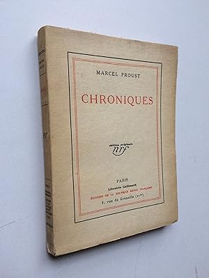 Chroniques [ Exemplaire sur Pur Fil ]