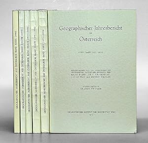 Geographischer Jahresbericht aus Österreich. XXXIV. (34.) Band bis XXXIX. (39.) Band (1971 - 1980...