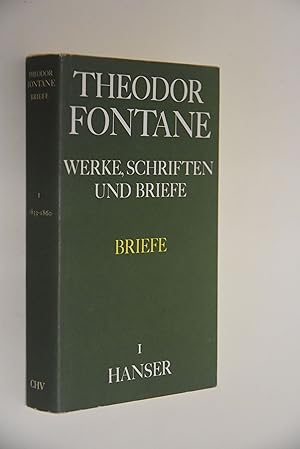 Bild des Verkufers fr Gesammelte Werke: Schriften und Briefe; Abt. 4.Briefe Band 1 1833 - 1866 [Hrsg. d. vorliegenden Bd.: Otto Drude u. Helmuth Nrnberger] zum Verkauf von Antiquariat Biebusch