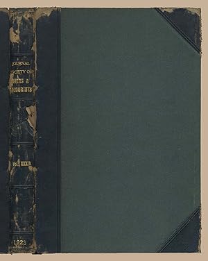 Journal of the Society of Dyers and Colourists vOL XXXIX - 1923