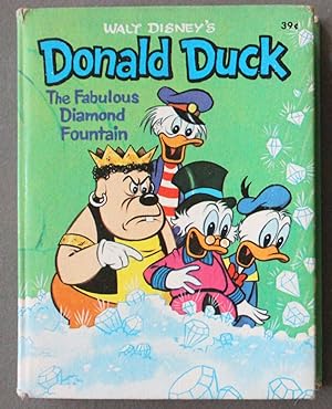 DONALD DUCK THE FABULOUS DIAMOND FOUNTAIN; Walt Disney (1967; Hardcover BIG LITTLE BOOK - BLB #9 ...