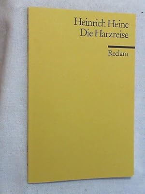 Seller image for Die Harzreise. for sale by Versandantiquariat Christian Back
