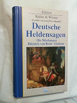 Image du vendeur pour Deutsche Heldensagen - Die Nibelungen, Dietrich von Bern, Gudrun. Neu erzhlt. mis en vente par Versandantiquariat Christian Back
