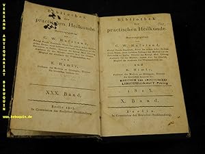 Seller image for (Hrsg.) Bibliothek der practischen Heilkunde. for sale by Antiquariat Bebuquin (Alexander Zimmeck)