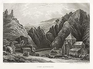 Imagen del vendedor de Altenahr. Teilansicht mit Maria Verkndigung. Simrock. Dorf Altenahr a la venta por GALERIE HIMMEL