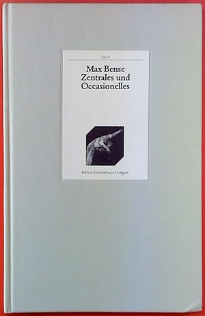 Seller image for Max Bense. Zentrales und Occasionelles. Eks 9 Poetische Bemerkungen for sale by biblion2
