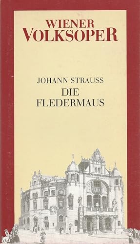 Bild des Verkufers fr Programmheft Johann Strauss DIE FLEDERMAUS Premiere 12. Oktober 1987 Saison 1987 / 88 zum Verkauf von Programmhefte24 Schauspiel und Musiktheater der letzten 150 Jahre