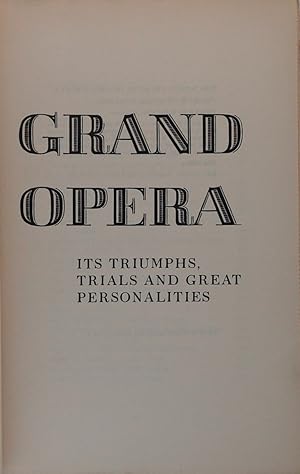 The world treasury of Grand Opera