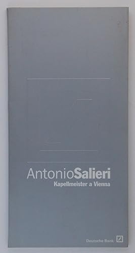 Antonio Salieri. Kappelmeister a Vienna