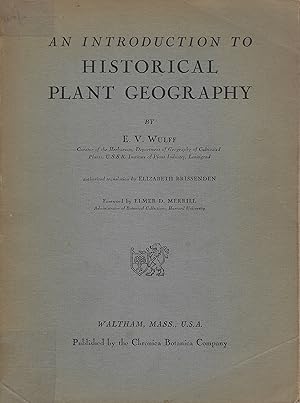 Imagen del vendedor de An Introduction to Historical Plant Geography a la venta por Mike Park Ltd