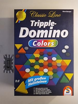 Immagine del venditore per Schmidt Spiele 49260: Tripple-Domino Colors [Legespiel]. Classic Line. venduto da Druckwaren Antiquariat