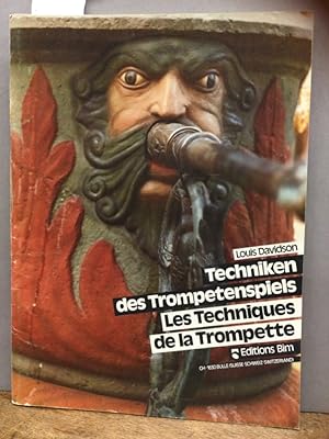 Bild des Verkufers fr Techniken des Trompetenspiels - Les Techniques de la Trompette. zum Verkauf von Kepler-Buchversand Huong Bach