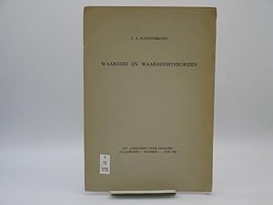 Immagine del venditore per Waarheid en Waarheidstheorieen. (Uit Tijdschrift voor Filosofie, 27e Jg, Nr. 2, Juni 1965) venduto da Antiquariat Bookfarm