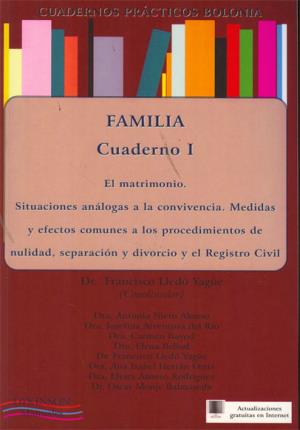 Image du vendeur pour Cuadernos Prcticos Bolonia. Familia. Cuaderno II. Disposiciones generales del r mis en vente par Midac, S.L.