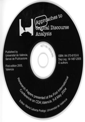 Imagen del vendedor de Approaches to Critical Discourse Analysis a la venta por Midac, S.L.