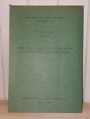 Seller image for Western Africa part IV. The Yoruba-Speaking peoples of South-Western Nigeria for sale by Librairie Albert-Etienne